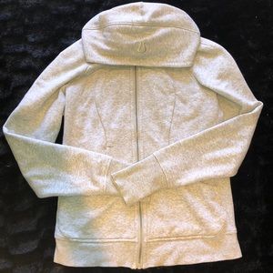 Gray lululemon scuba hoodie